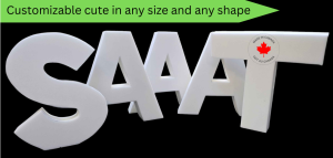 Foam cut into sizw