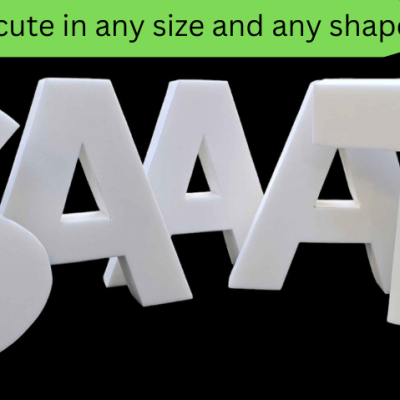 Foam cut into sizw